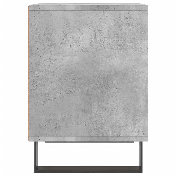 vidaXL Tables de chevet 2 pcs Gris béton 40x35x50 cm Bois d'ingénierie