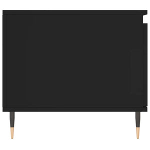 Schwarzer Couchtisch 100x50 cm
