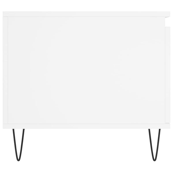 Weißer Couchtisch 100x50 cm