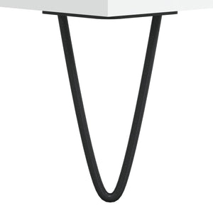 Weißer Couchtisch 100x50 cm