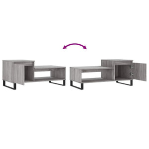 Couchtisch Grau Sonoma 100x50 cm