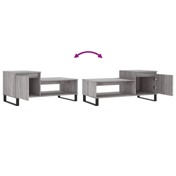 Couchtisch Grau Sonoma 100x50 cm
