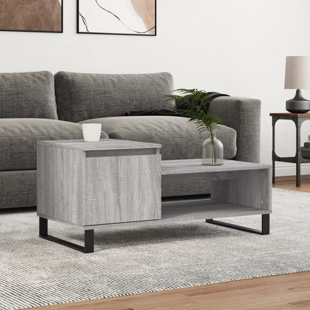 Couchtisch Grau Sonoma 100x50 cm