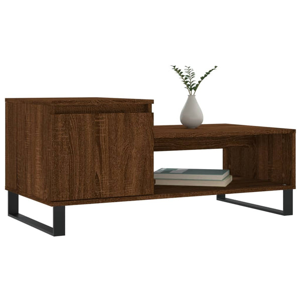 Couchtisch Eichenoptik Braun 100x50 cm