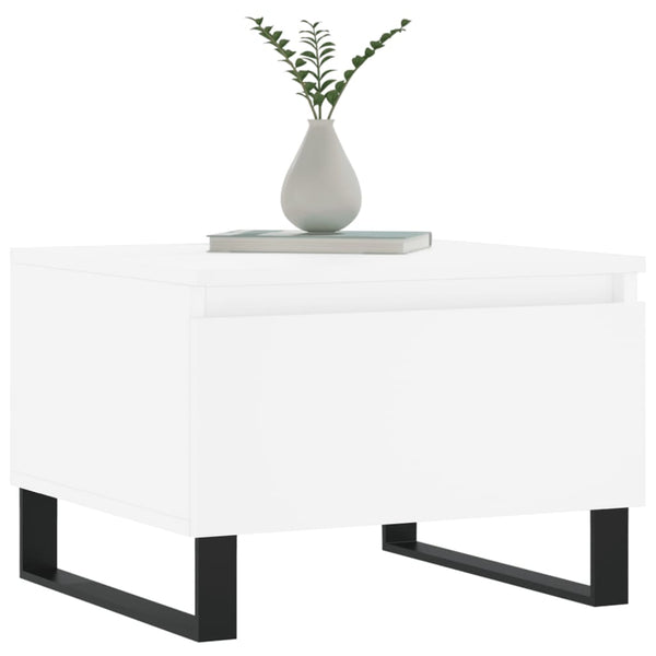 Couchtische 2er Set Weiß 50x46x35 cm