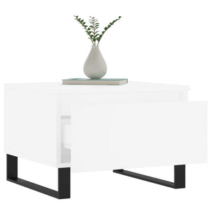 Couchtische 2er Set Weiß 50x46x35 cm