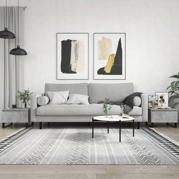 Couchtische 2er Set Betongrau 50x46x35 cm