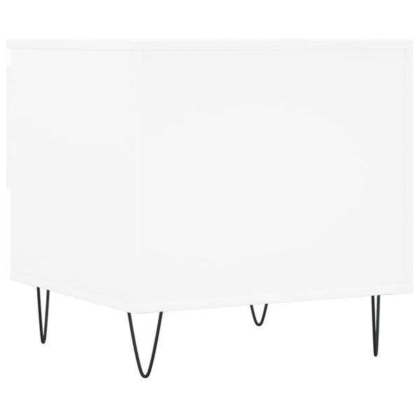 Weißer Couchtisch 50x50 cm