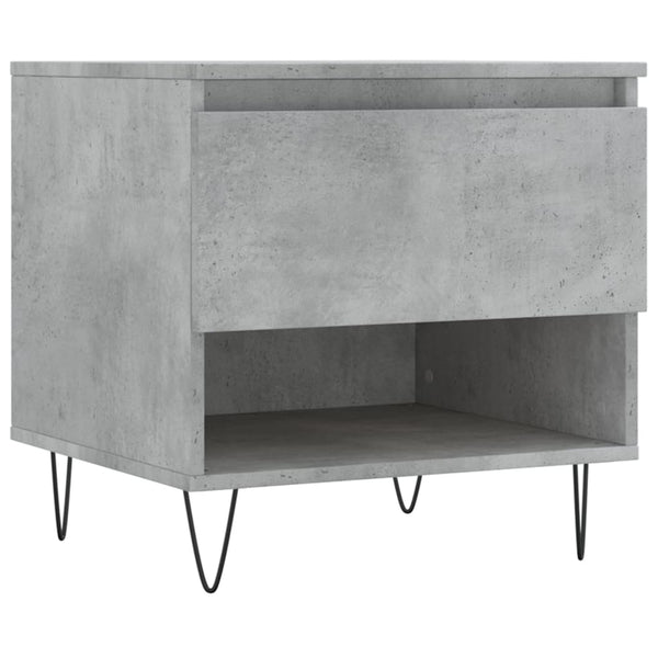 Betongrau Couchtisch 50x50 cm