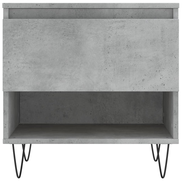 Betongrau Couchtisch 50x50 cm