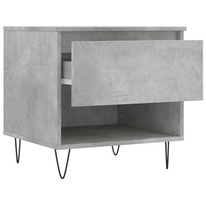 Betongrau Couchtisch 50x50 cm