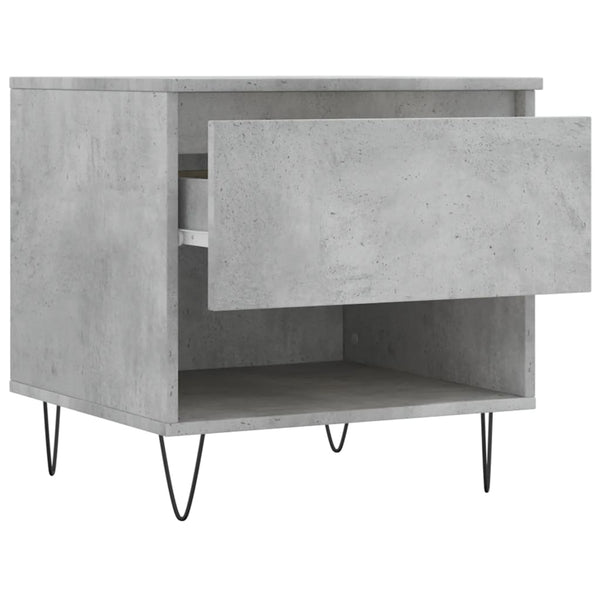 Betongrau Couchtisch 50x50 cm