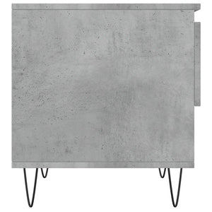 Betongrau Couchtisch 50x50 cm