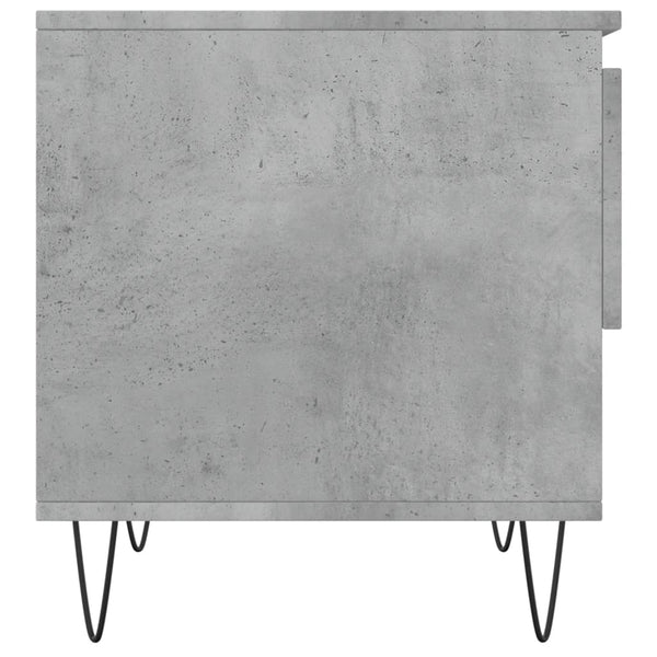 Betongrau Couchtisch 50x50 cm