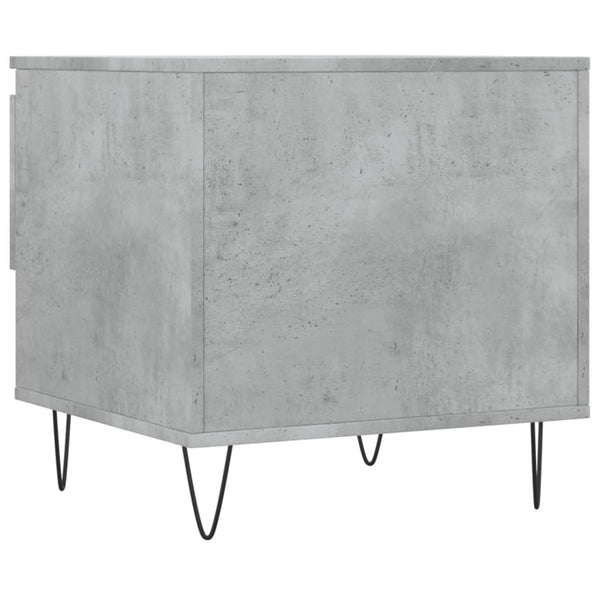 Betongrau Couchtisch 50x50 cm