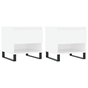Weiße Couchtische 2er Set