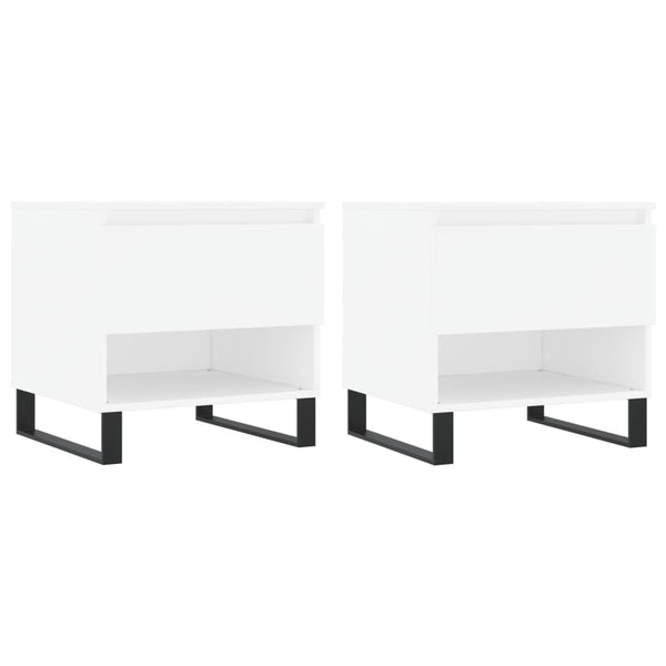 Weiße Couchtische 2er Set