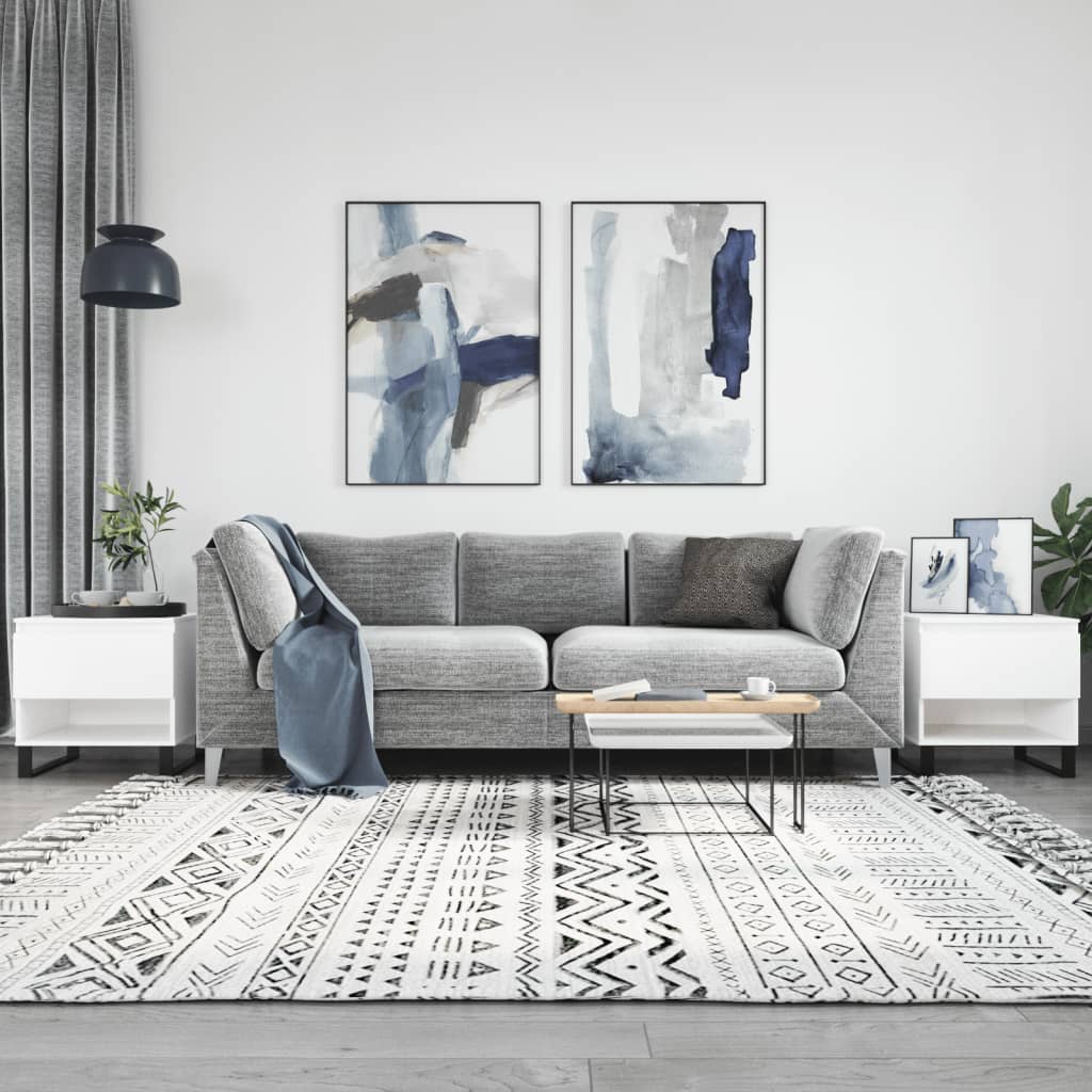 Weiße Couchtische 2er Set
