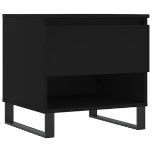 Schwarzer Couchtisch 50x50 cm