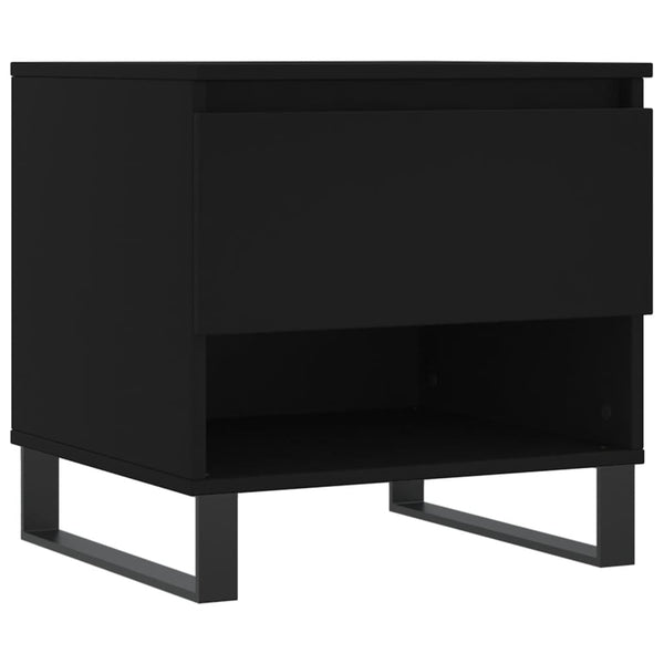 Schwarzer Couchtisch 50x50 cm
