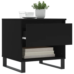 Schwarzer Couchtisch 50x50 cm