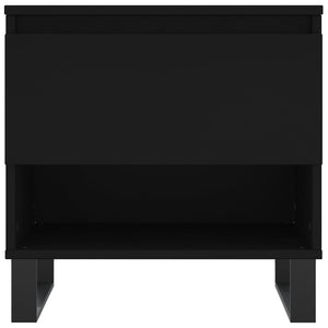 Schwarzer Couchtisch 50x50 cm