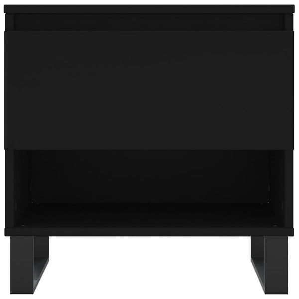 Schwarzer Couchtisch 50x50 cm