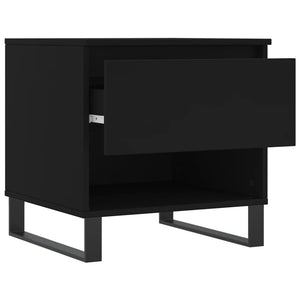 Schwarzer Couchtisch 50x50 cm