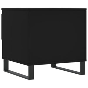 Schwarzer Couchtisch 50x50 cm