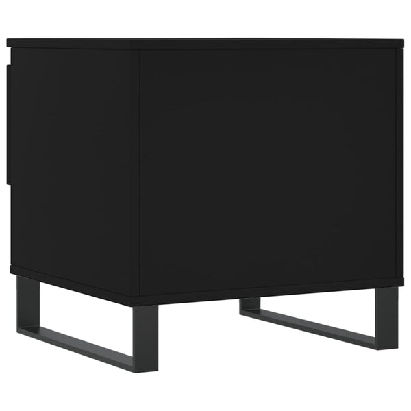 Schwarzer Couchtisch 50x50 cm