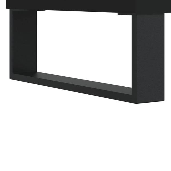 Schwarzer Couchtisch 50x50 cm