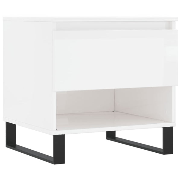 Couchtische Hochglanz Weiß 2er Set