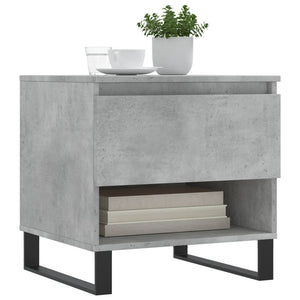 Betongraue Couchtische, 2er-Set