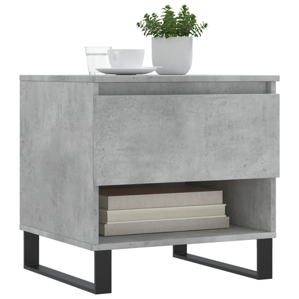 Betongraue Couchtische, 2er-Set