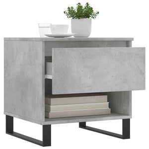 Betongraue Couchtische, 2er-Set