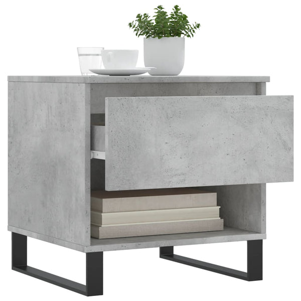 Betongraue Couchtische, 2er-Set