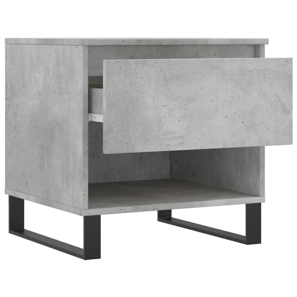 Betongraue Couchtische, 2er-Set