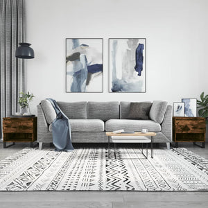 Couchtische 2er Set Räuchereiche 50x50 cm