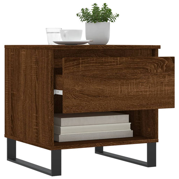 Couchtisch Braun Eichenoptik 50x50 cm