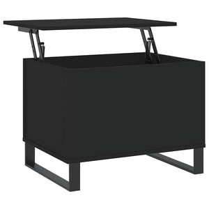Schwarzer Couchtisch 60x45 cm