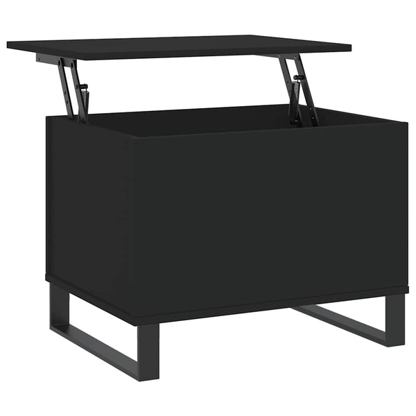 Schwarzer Couchtisch 60x45 cm