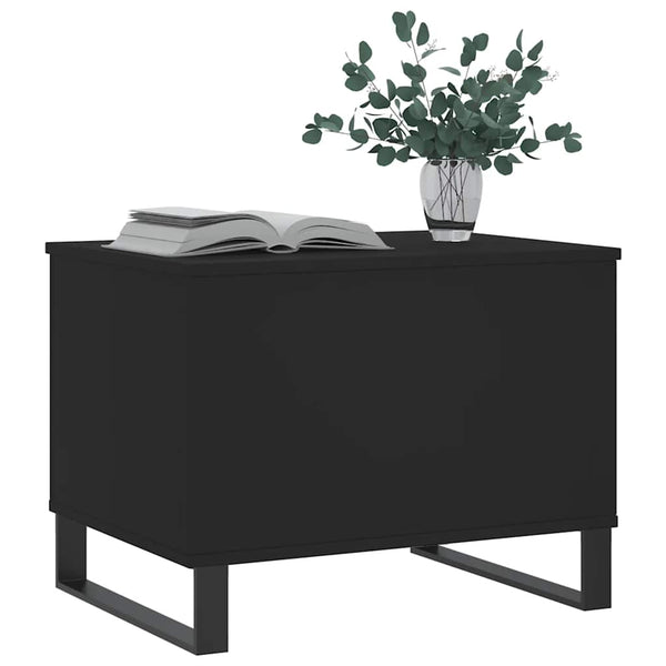 Schwarzer Couchtisch 60x45 cm