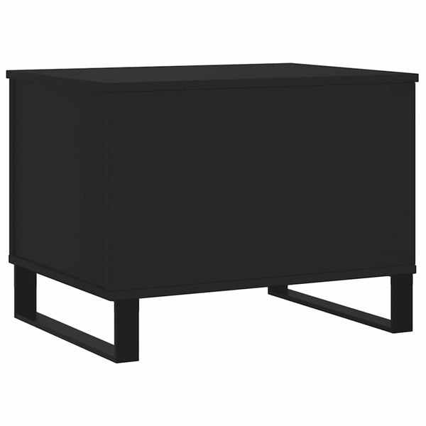 Schwarzer Couchtisch 60x45 cm