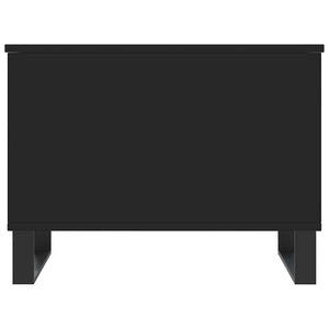 Schwarzer Couchtisch 60x45 cm