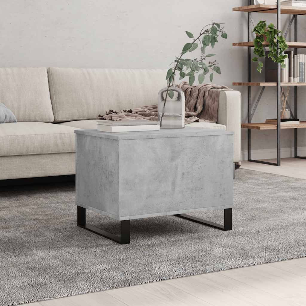 Betongrauer Couchtisch 60x45 cm