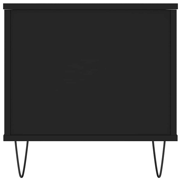 Schwarzer Couchtisch 90x45 cm