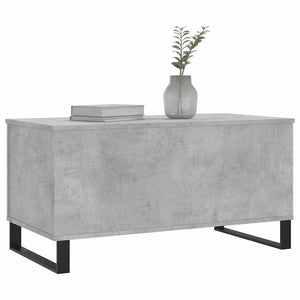 Betongrauer Couchtisch 90x45 cm