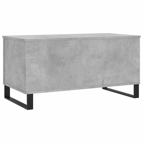 Betongrauer Couchtisch 90x45 cm