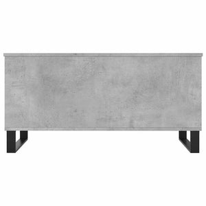 Betongrauer Couchtisch 90x45 cm