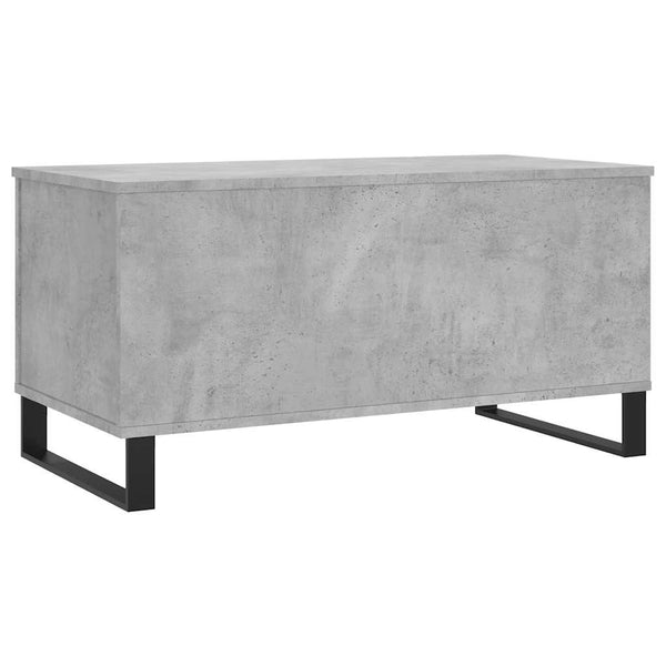 Betongrauer Couchtisch 90x45 cm